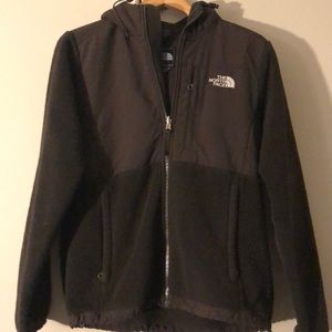 North Face Brown Fleece Zip-Up